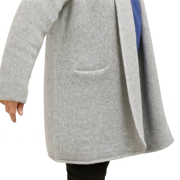 Luxury Baby Alpaca Large size Long Gray Sweater – Handcrafted Andean Warmth, Uni - Picture 1 of 4